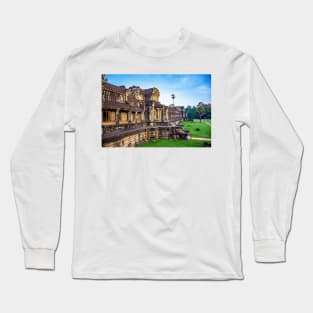 Looking Along the Southern Gallery, Angkor Wat Long Sleeve T-Shirt